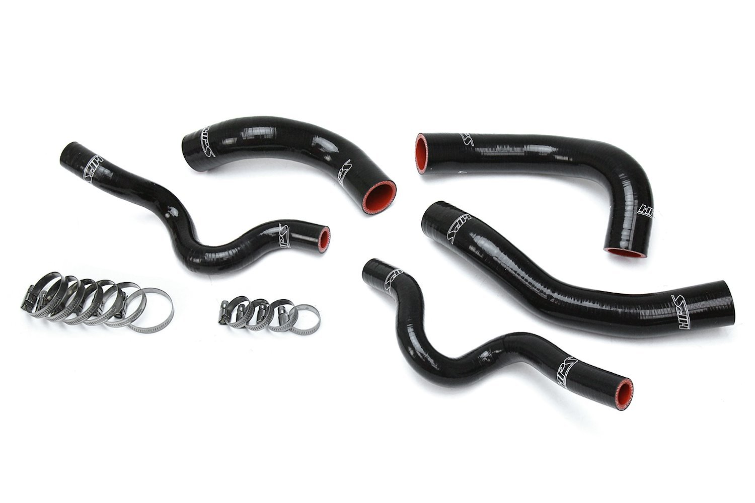 57-1630-BLK Radiator Hose Kit, High-Temp 3-Ply Reinforced Silicone, Replace OEM Rubber Radiator Coolant Hoses