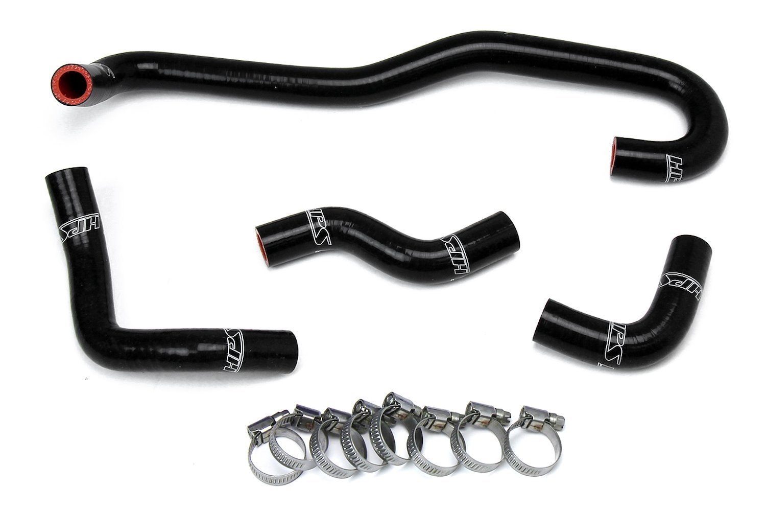 57-1655-BLK Heater Hose Kit, High-Temp 3-Ply Reinforced Silicone, Replace OEM Rubber Heater Coolant Hoses