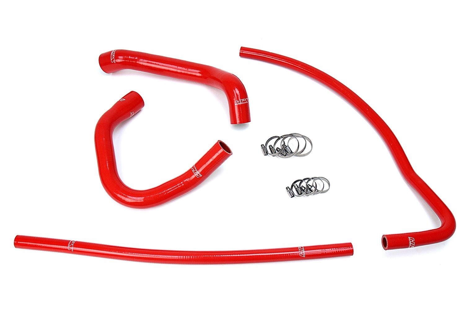 57-1690-RED Coolant Hose Kit, High-Temp 3-Ply Reinforced Silicone, Replace Rubber Radiator Heater Coolant Hoses