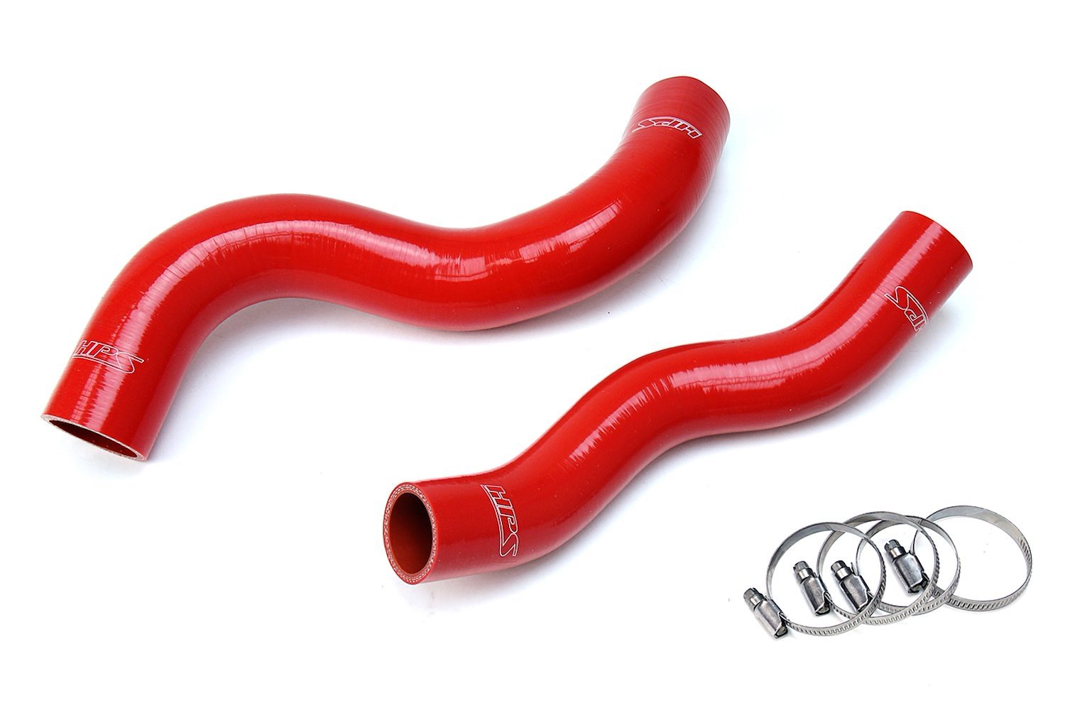 57-1703-RED Radiator Hose Kit, High-Temp 3-Ply Reinforced Silicone, Replace OEM Rubber Radiator Coolant Hoses