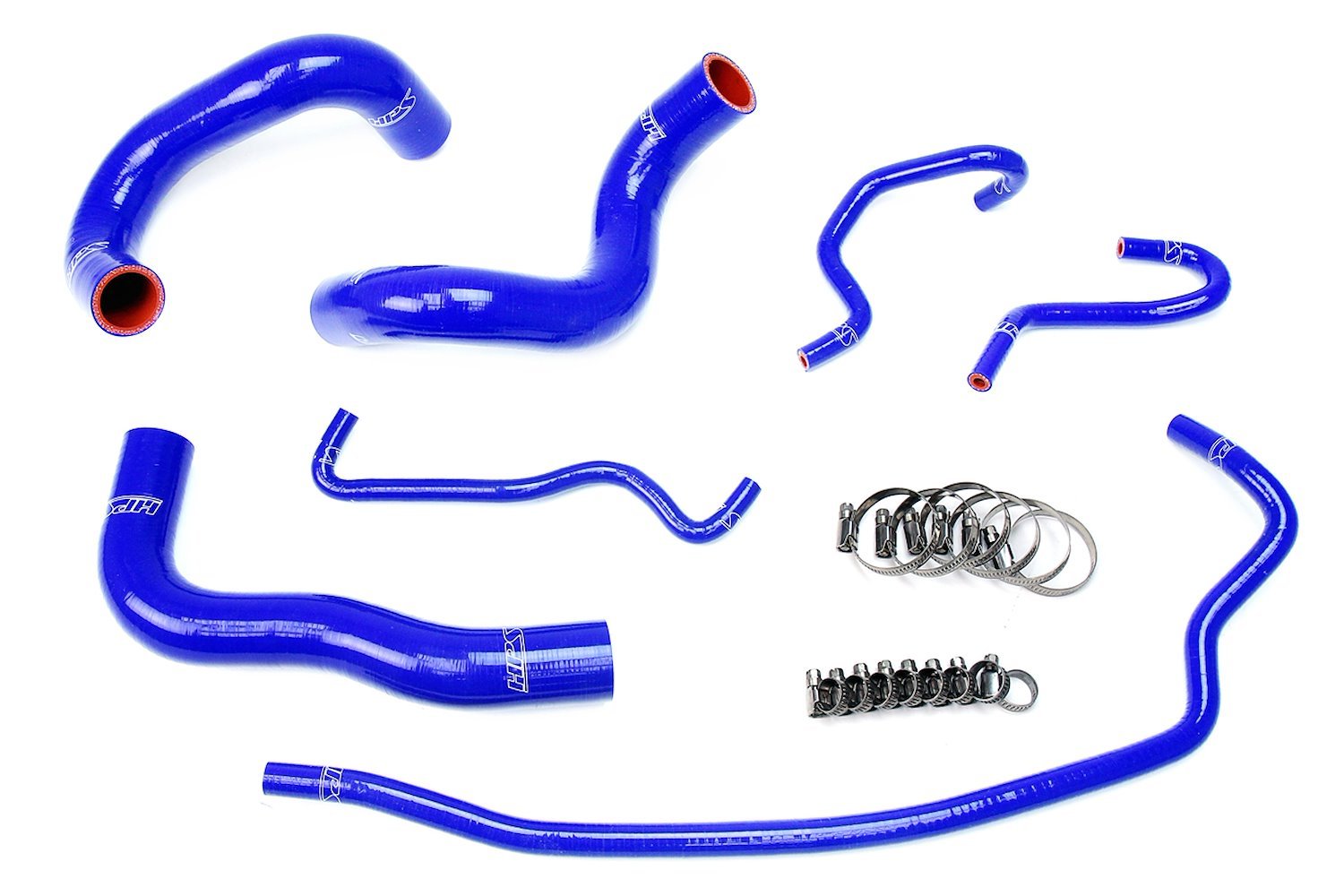 57-1724-BLUE Radiator Hose Kit, High-Temp 3-Ply Reinforced Silicone, Replace OEM Rubber Radiator Coolant Hoses