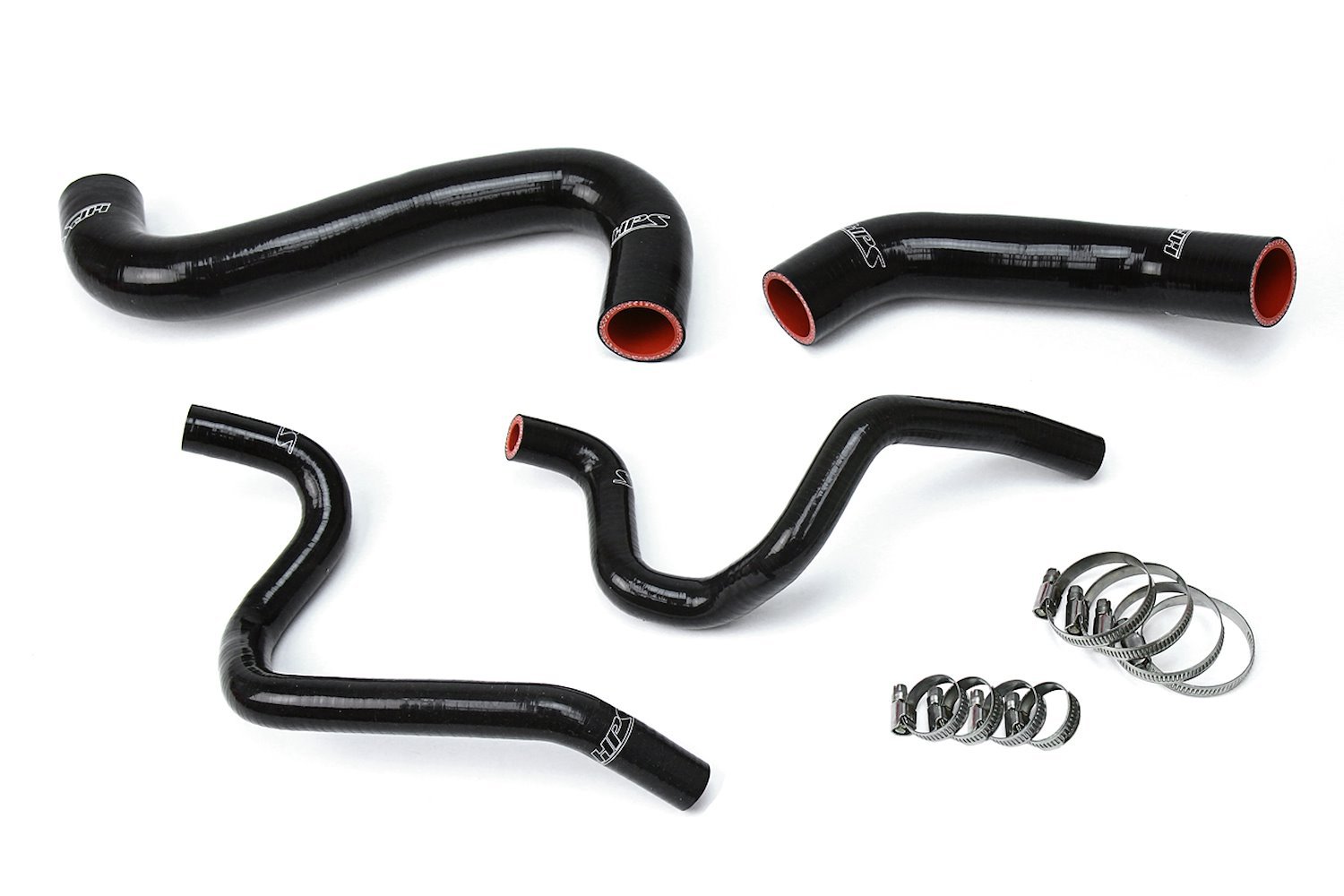 57-1731-BLK Coolant Hose Kit, High-Temp 3-Ply Reinforced Silicone, Replace Rubber Radiator Heater Coolant Hoses