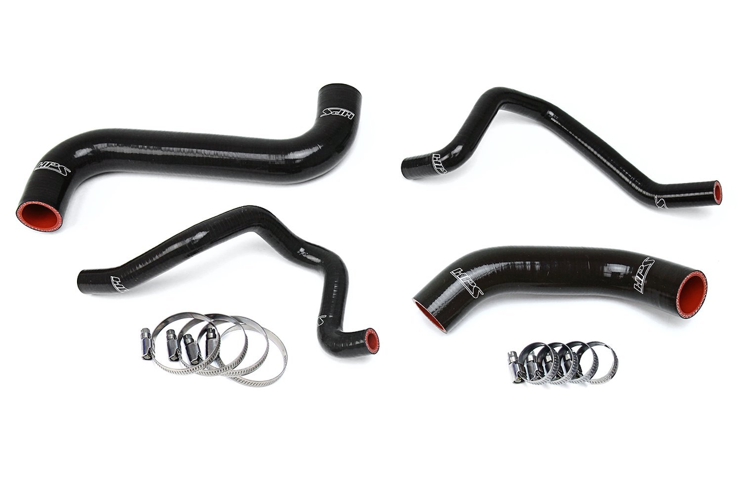 57-1734-BLK Coolant Hose Kit, High-Temp 3-Ply Reinforced Silicone, Replace Rubber Radiator Heater Coolant Hoses