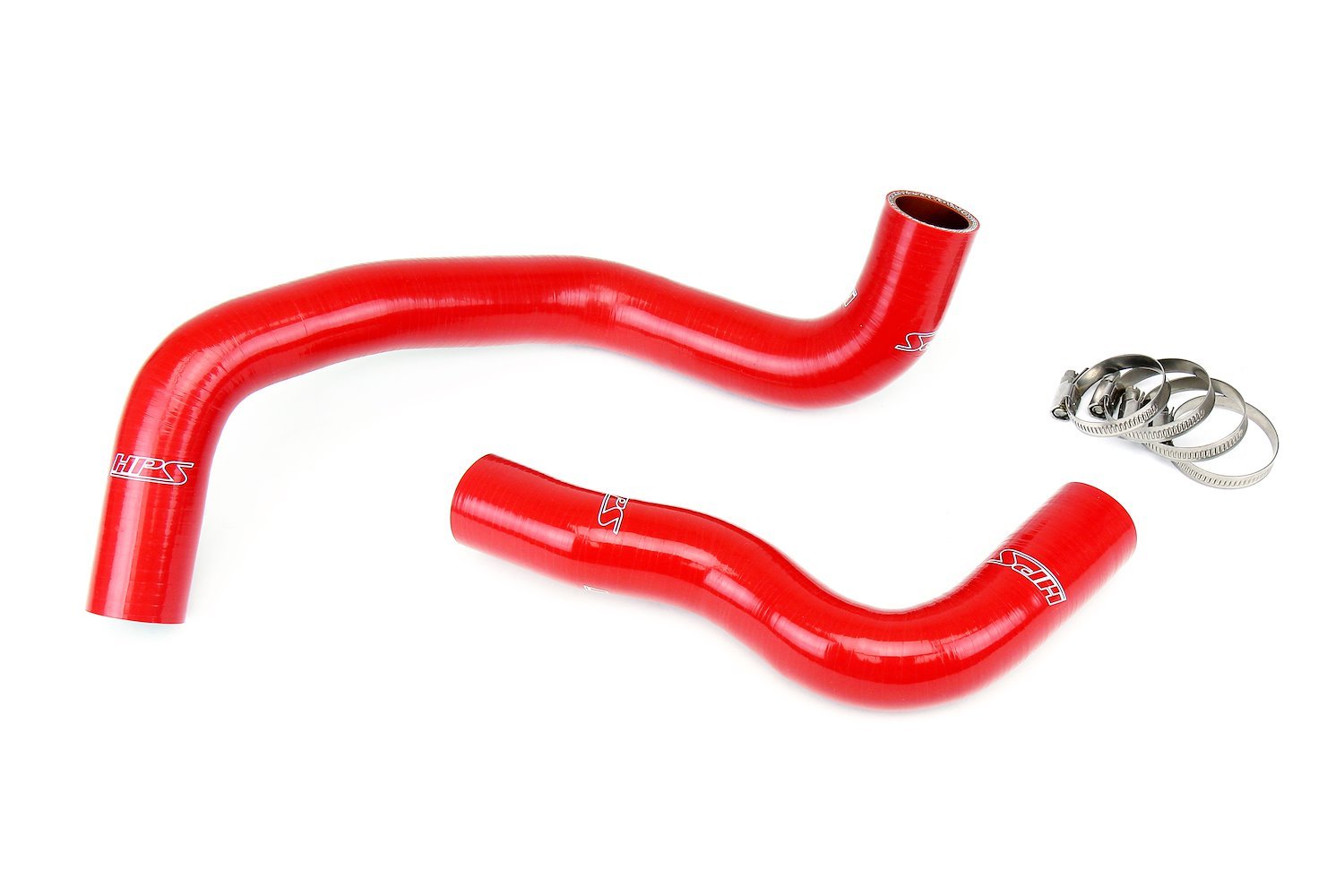 57-1833-RED Radiator Hose Kit, 3-Ply Reinforced Silicone, Replaces Rubber Radiator Coolant Hoses