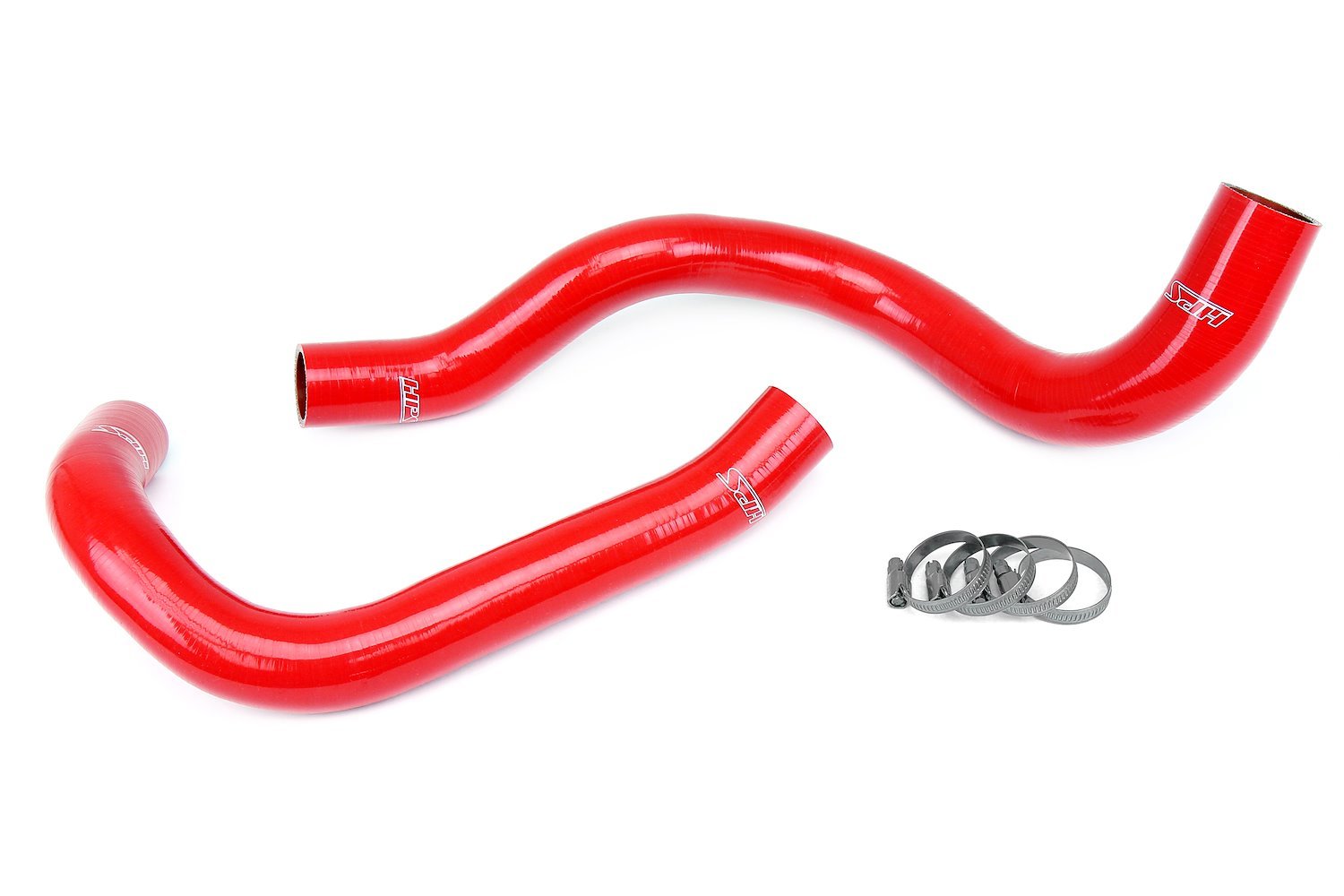 57-1834-RED Radiator Hose Kit, 3-Ply Reinforced Silicone, Replaces Rubber Radiator Coolant Hoses