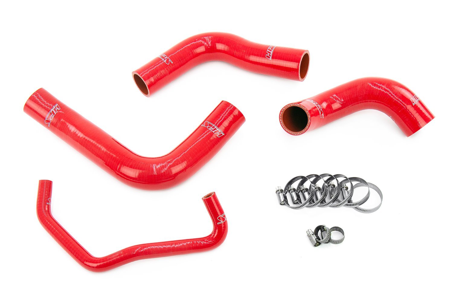 57-1842-RED Radiator Hose Kit, 3-Ply Reinforced Silicone, Replaces Rubber Radiator & Reserve Tank Coolant Hoses