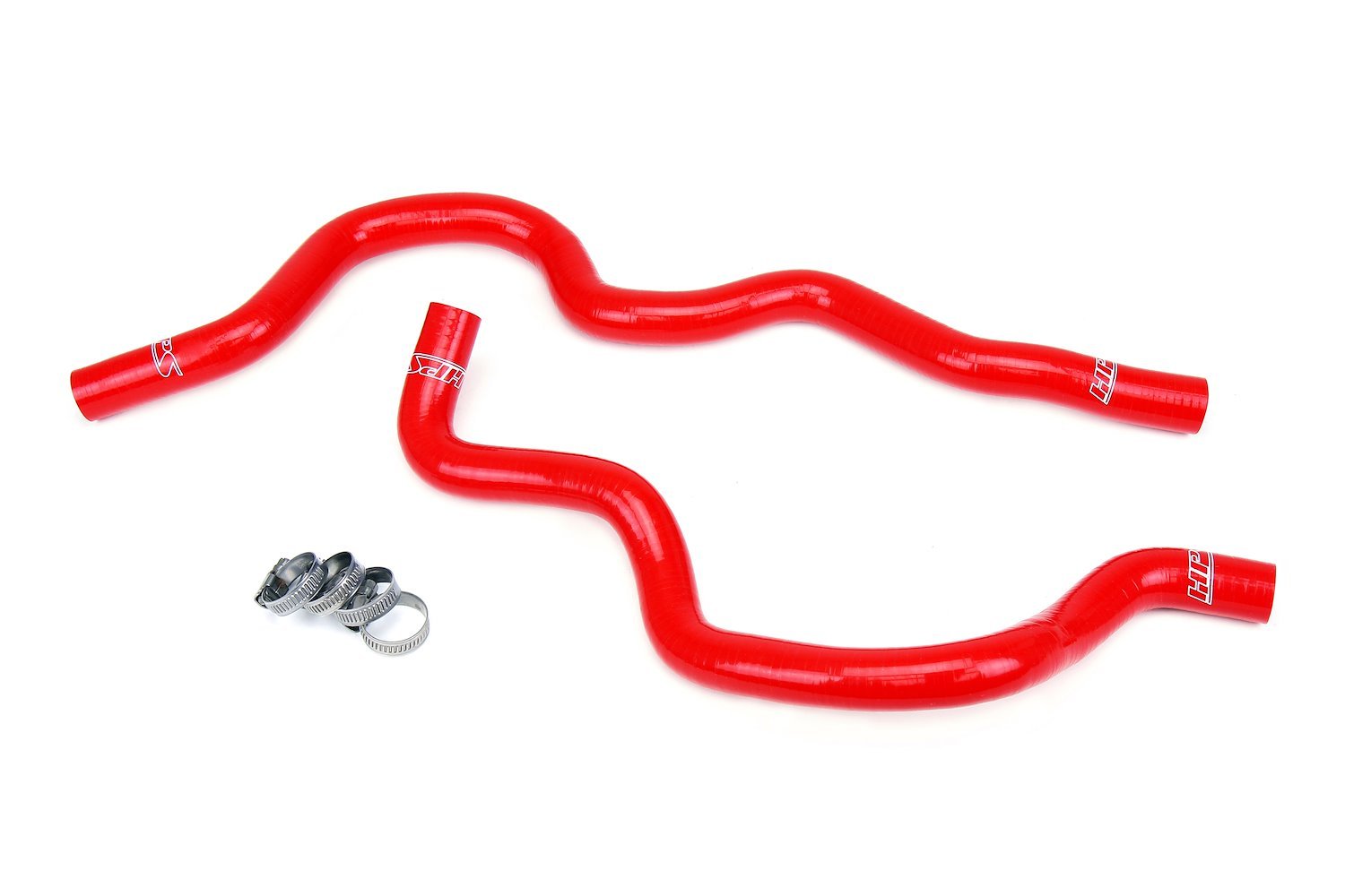 57-1872-RED Heater Hose Kit, 3-Ply Reinforced Silicone, Replaces Rubber Heater Coolant Hoses