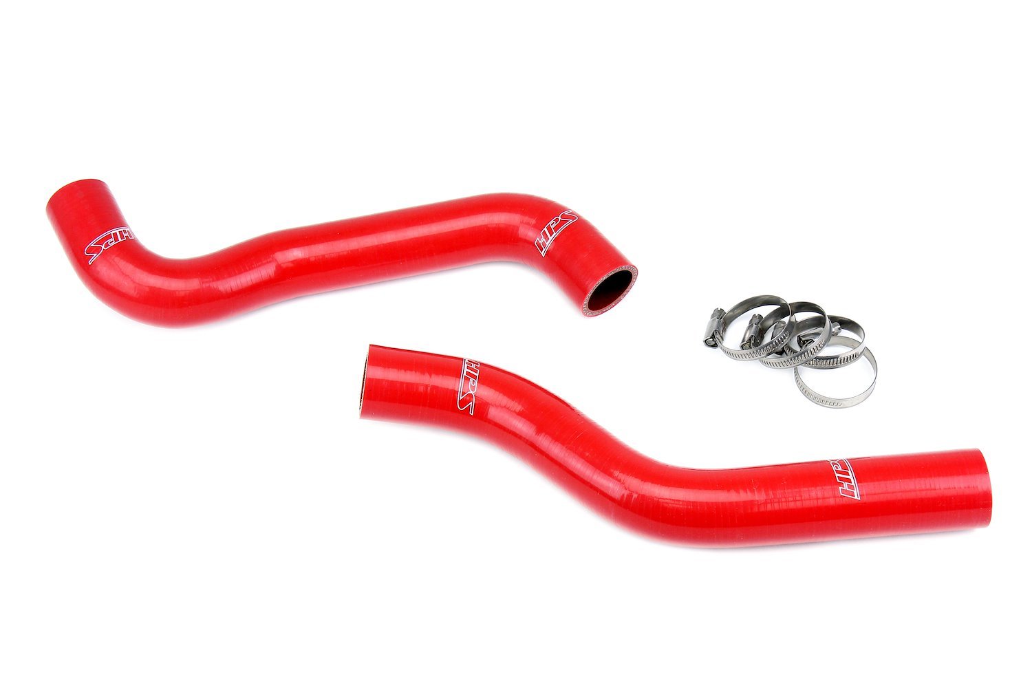 57-1887-RED Radiator Hose Kit, 3-Ply Reinforced Silicone, Replaces Rubber Radiator Hoses