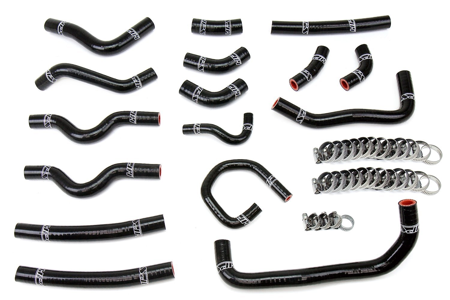 57-1913-BLK Heater Hose Kit, High-Temp 3-Ply Reinforced Silicone, Replace OEM Rubber Heater Coolant Hoses