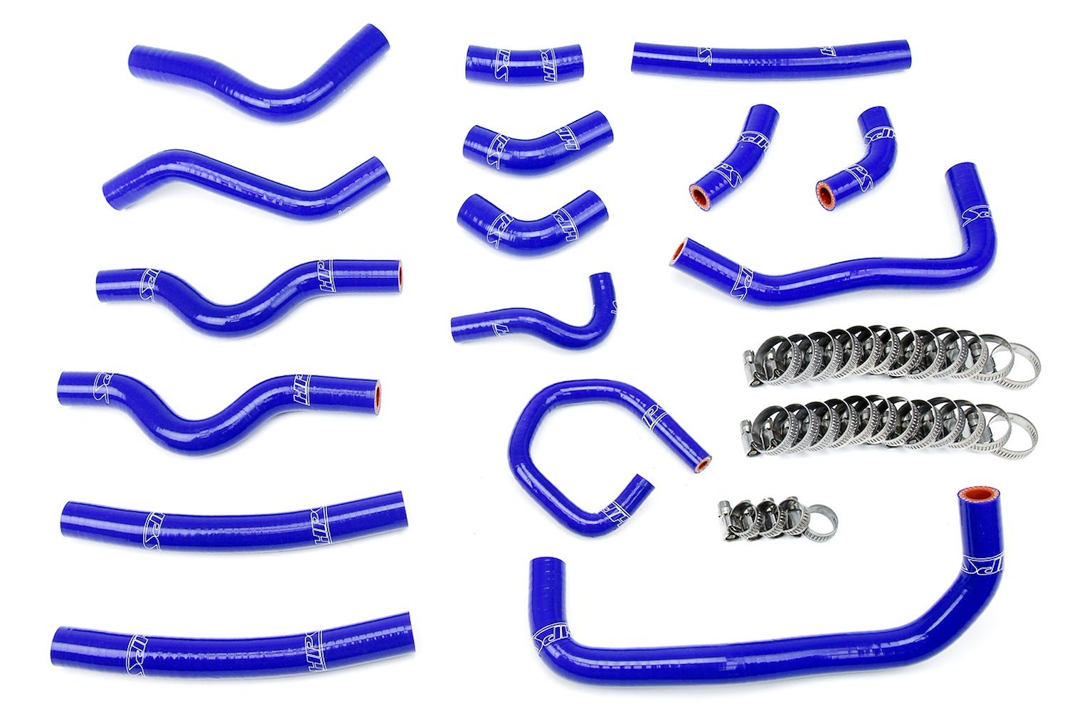 57-1913-BLUE Heater Hose Kit, High-Temp 3-Ply Reinforced Silicone, Replace OEM Rubber Heater Coolant Hoses