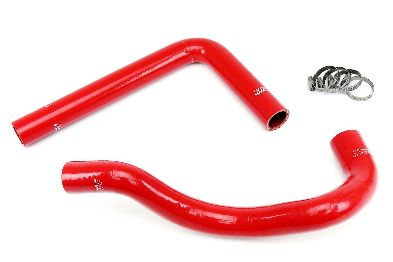 57-1924-RED Radiator Hose Kit, 3-Ply Reinforced Silicone, Replaces Rubber Radiator Coolant Hoses