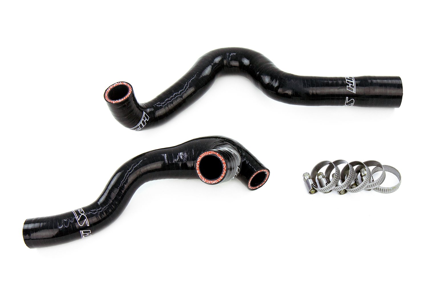 57-1934-BLK Breather & BPV Hose Kit, Reinforced Fluorolined Silicone, Replaces Rubber Breather & Bypass Valve Hoses