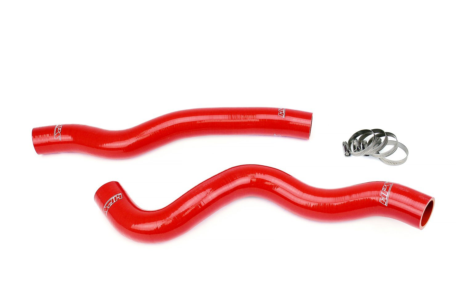57-1964-RED Radiator Hose Kit, 3-Ply Reinforced Silicone, Replaces Rubber Radiator Coolant Hoses