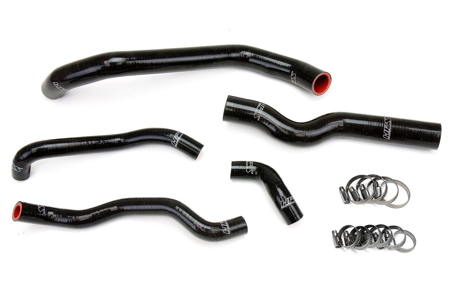 57-1973-BLK Radiator and Heater Hose Kit, 3-Ply Reinforced Silicone, Replaces Rubber Radiator & Heater Coolant Hoses