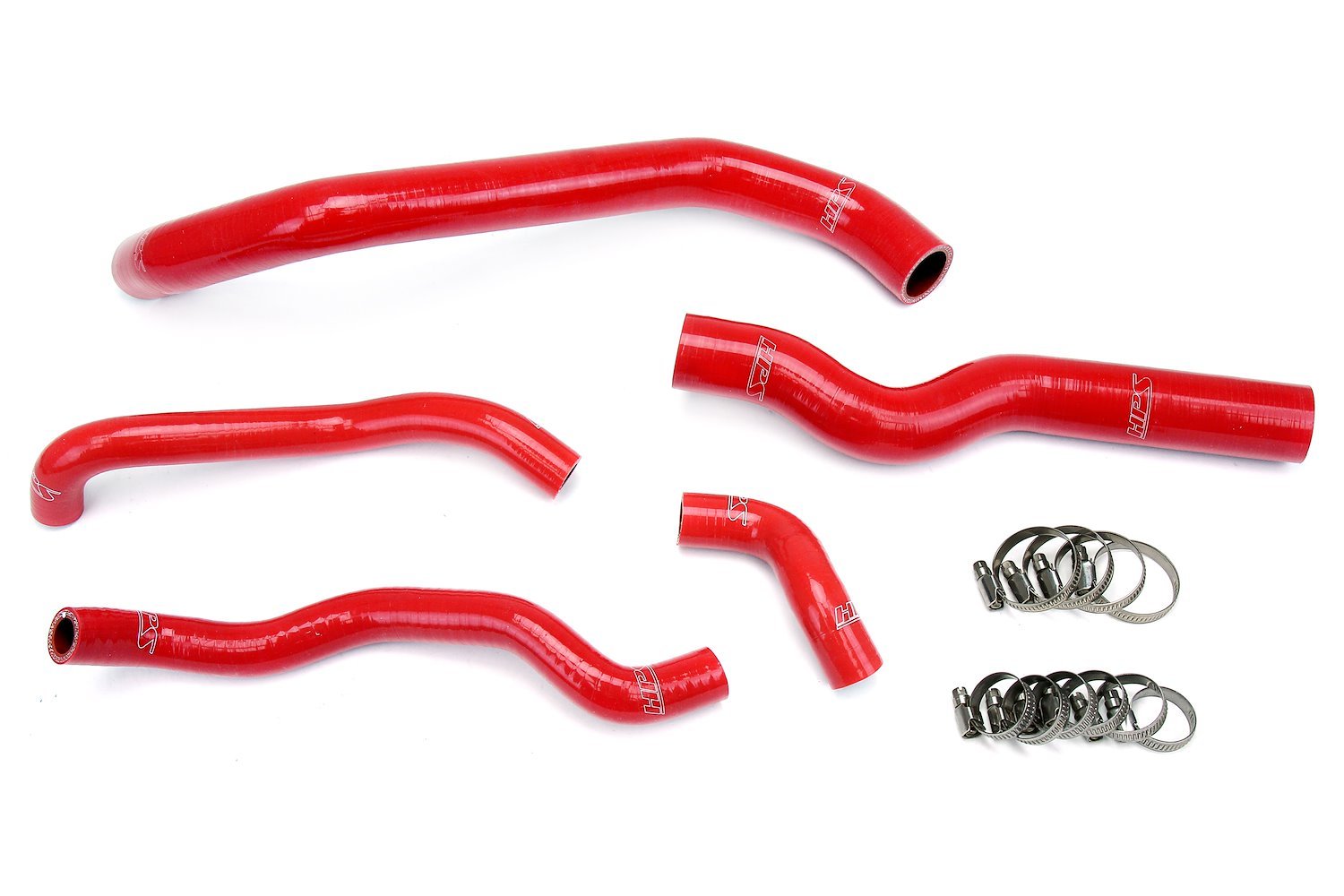 57-1973-RED Radiator and Heater Hose Kit, 3-Ply Reinforced Silicone, Replaces Rubber Radiator & Heater Coolant Hoses