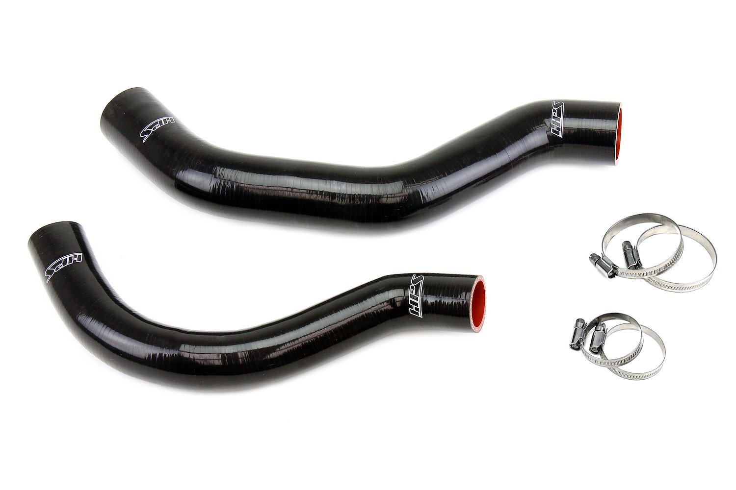 57-2001-BLK Radiator Hose Kit, 3-Ply Reinforced Silicone, Replaces Rubber Radiator Coolant Hoses