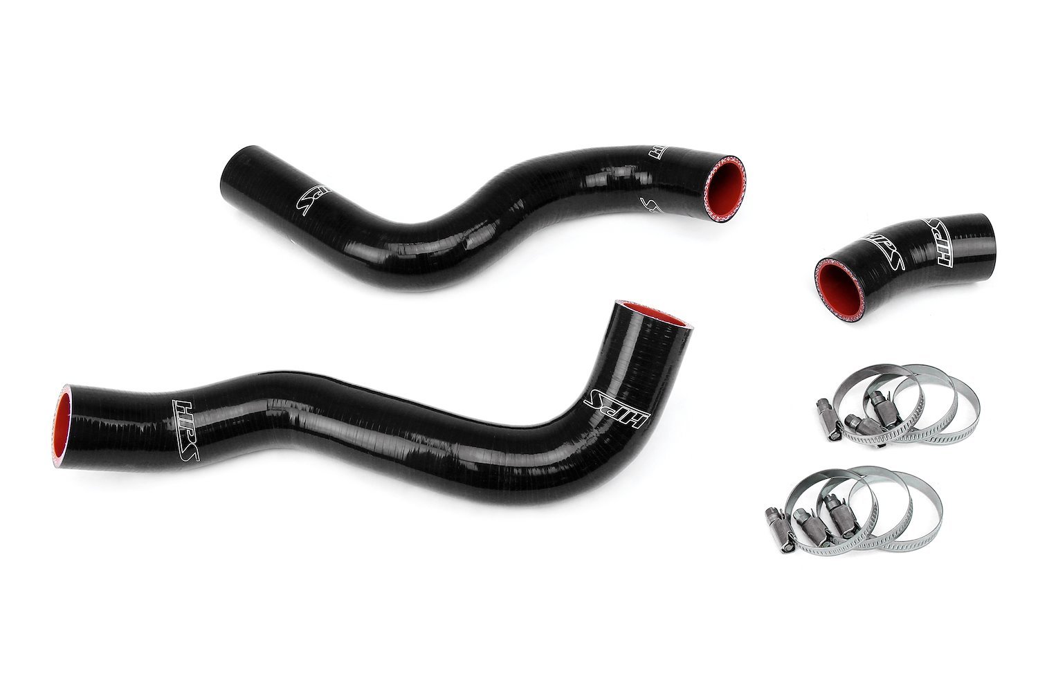 57-2055-BLK Radiator Hose Kit, 3-Ply Reinforced Silicone, Replaces Rubber Radiator Coolant Hoses
