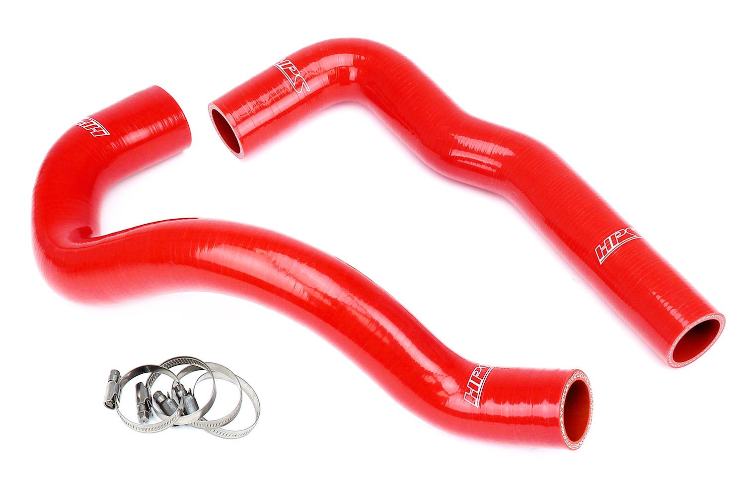 57-2066-RED Radiator Hose Kit, 3-Ply Reinforced Silicone, Replaces Rubber Radiator Coolant Hoses
