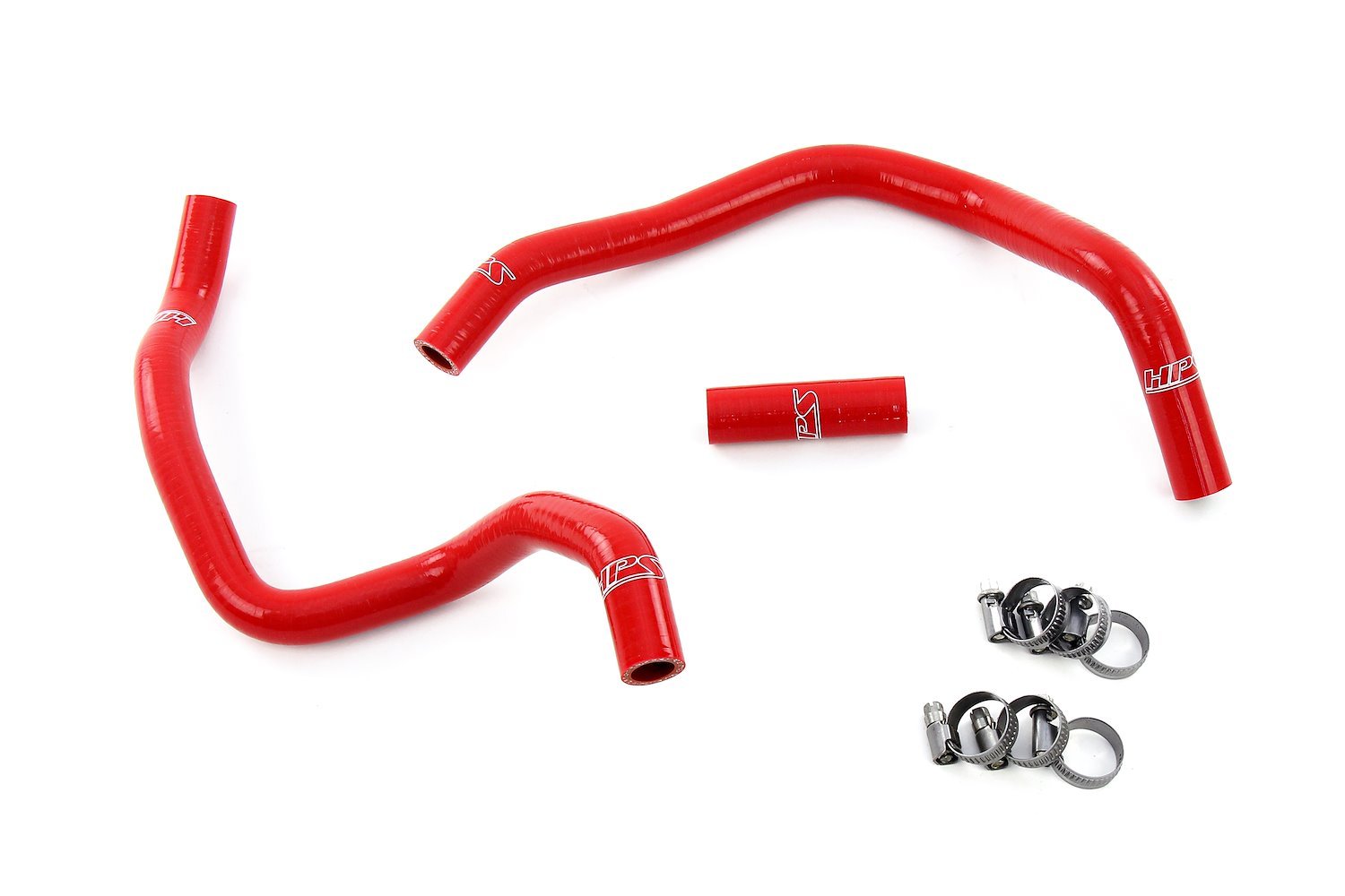 57-2110-RED Heater Hose Kit, 3-Ply Reinforced Silicone, Replaces Rubber Heater Coolant Hoses
