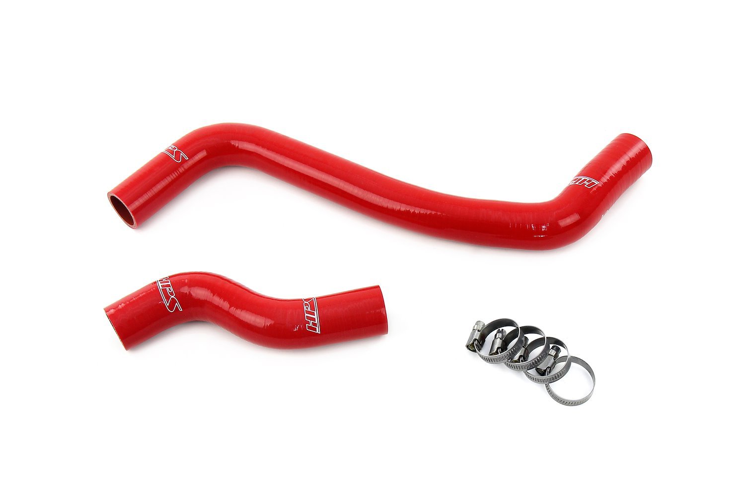 57-2124-RED Radiator Hose Kit, 3-Ply Reinforced Silicone, Replaces Rubber Radiator Coolant Hoses
