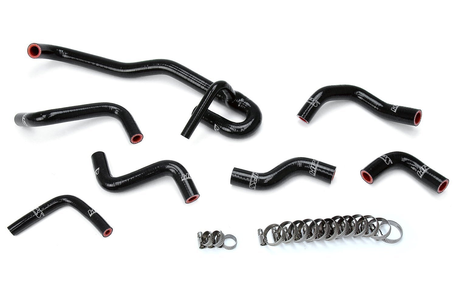 57-2190-BLK Heater Hose Kit, 3-Ply Reinforced Silicone, Replaces Rubber Heater Coolant Hoses
