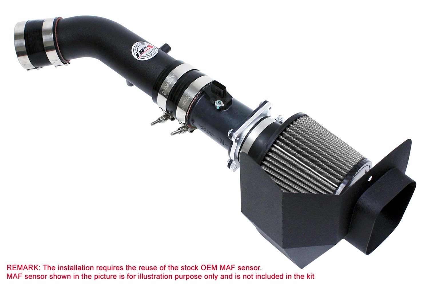 827-520WB Air Intake Kit, Dyno Proven +10 HP, +9.8 TQ, Heat Shield, High-Flow Air Filter