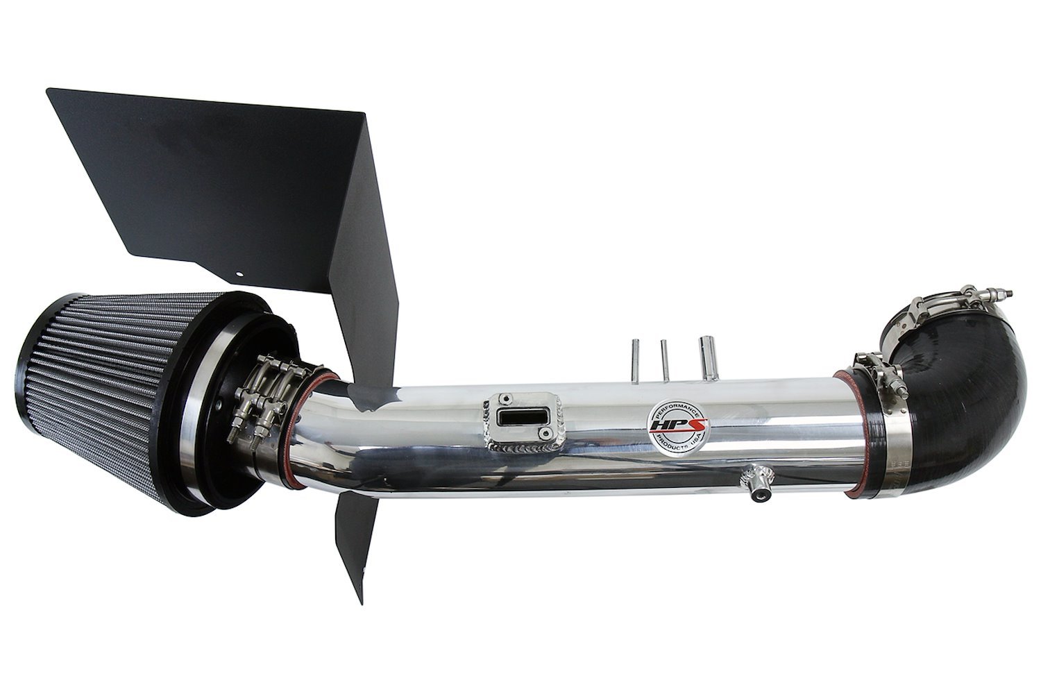 827-523P Air Intake Kit, Increase HP & TQ, Heat Shield, High-Flow Performance Air Filter