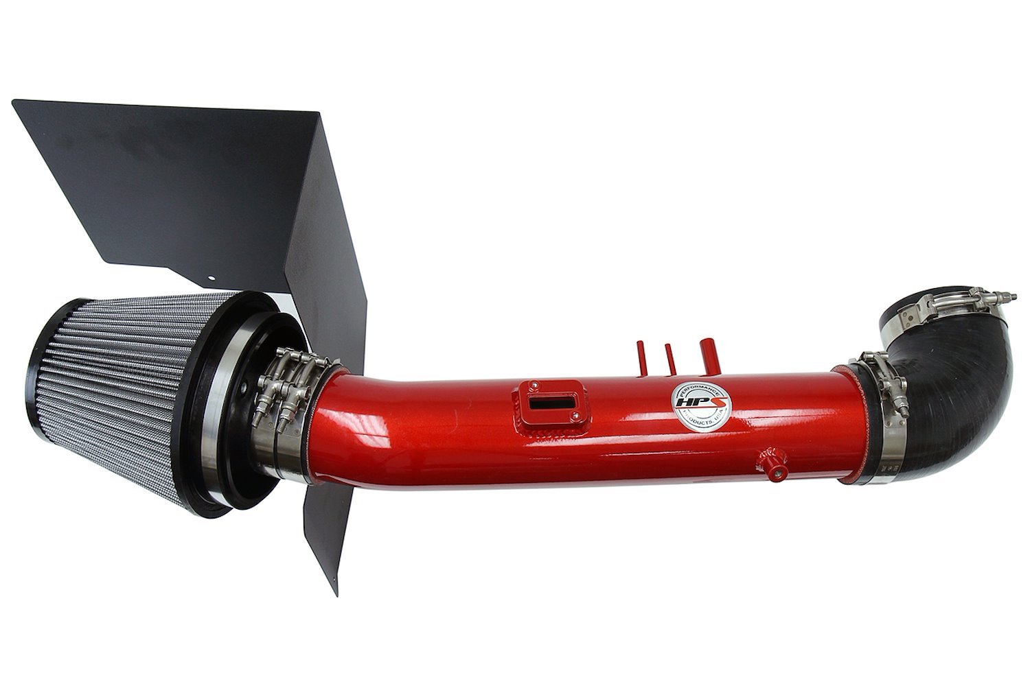 827-523R Air Intake Kit, Increase HP & TQ, Heat Shield, High-Flow Performance Air Filter