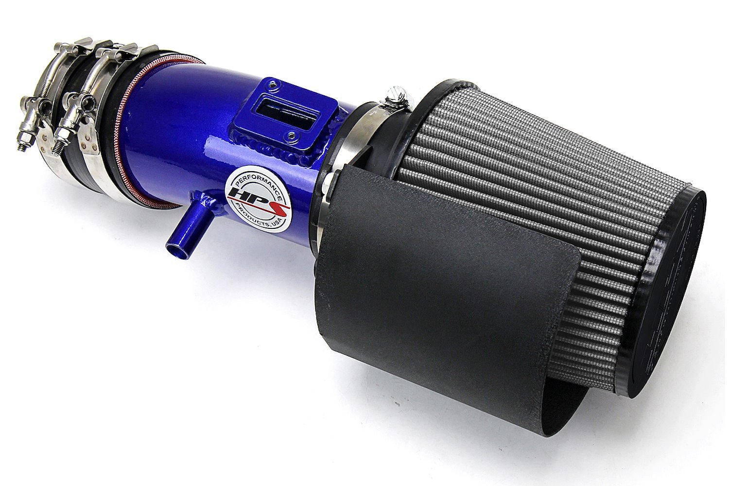 827-533BL Air Intake Kit, Increase HP & TQ, Heat Shield, High-Flow Performance Air Filter