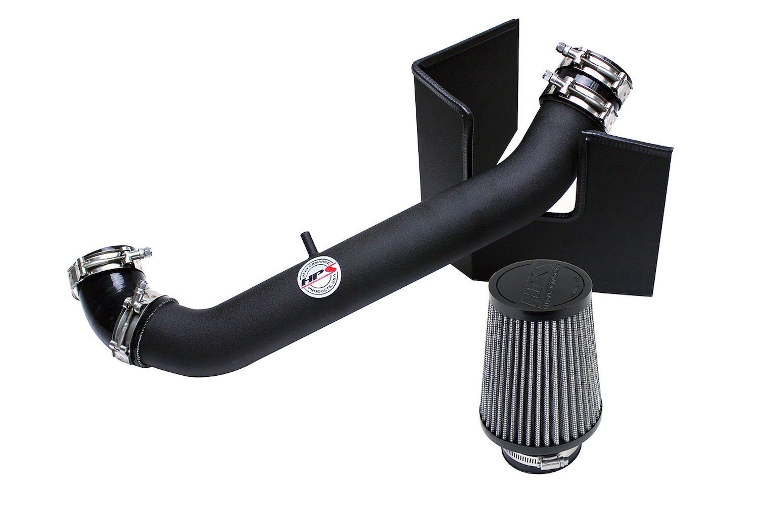 827-537WB Air Intake Kit, Increase HP & TQ, Heat Shield, High-Flow Performance Air Filter