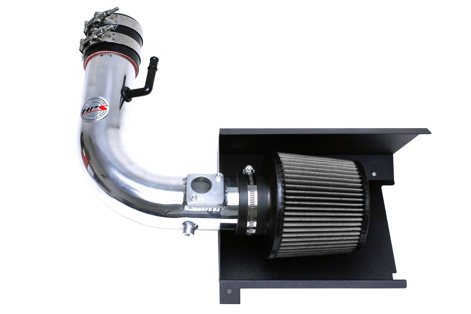 827-548P Air Intake Kit, Dyno Proven +6.3 HP, +4.8 TQ, Heat Shield, High-Flow Air Filter