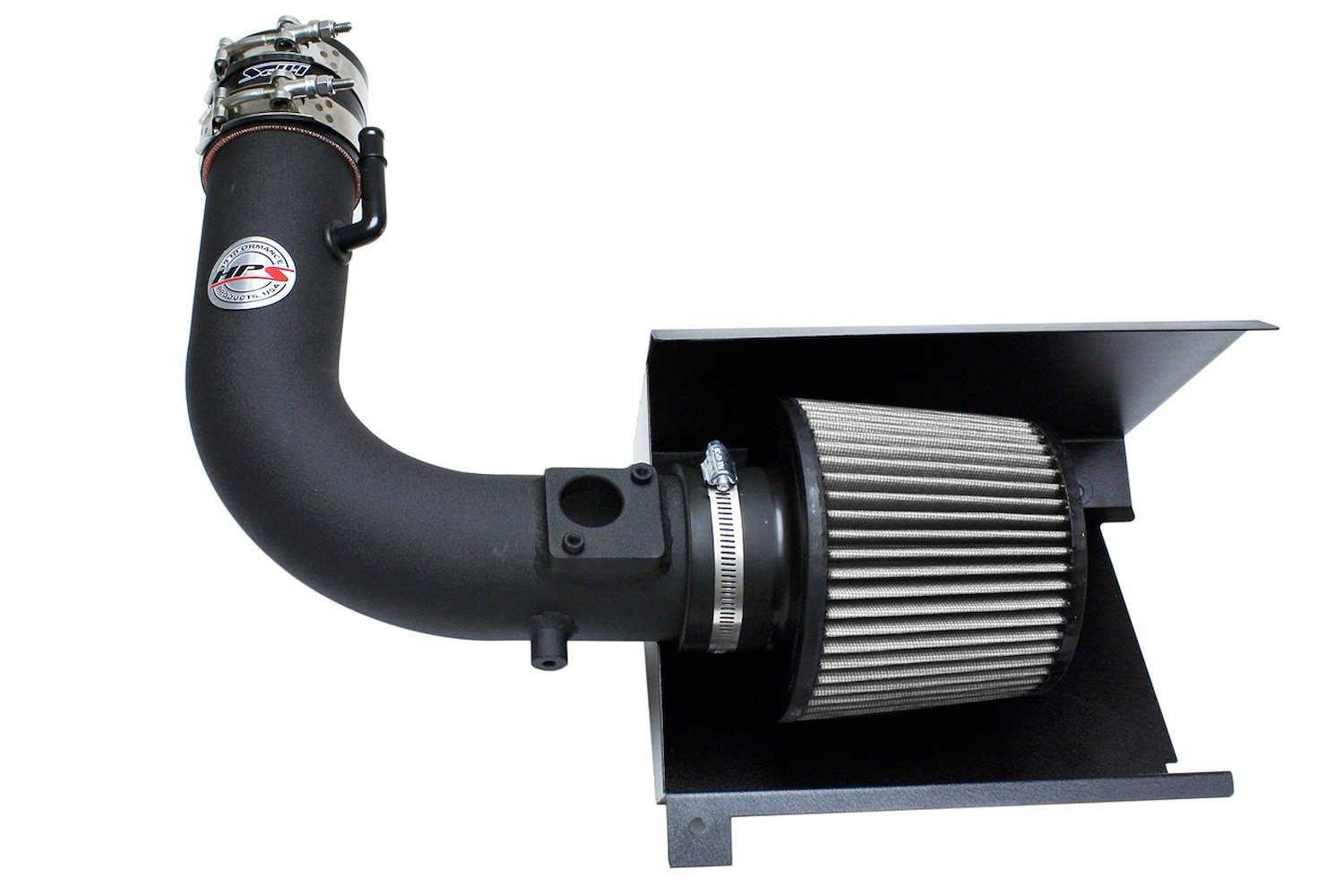 827-548WB Air Intake Kit, Dyno Proven +6.3 HP, +4.8 TQ, Heat Shield, High-Flow Air Filter