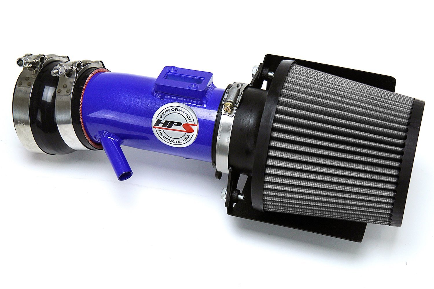 827-572BL Air Intake Kit, Increase HP & TQ, Heat Shield, High-Flow Performance Air Filter