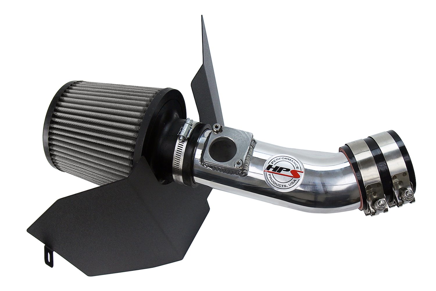 827-606P Air Intake Kit, Dyno Proven +21.3 HP, +20 TQ, Heat Shield, High-Flow Air Filter