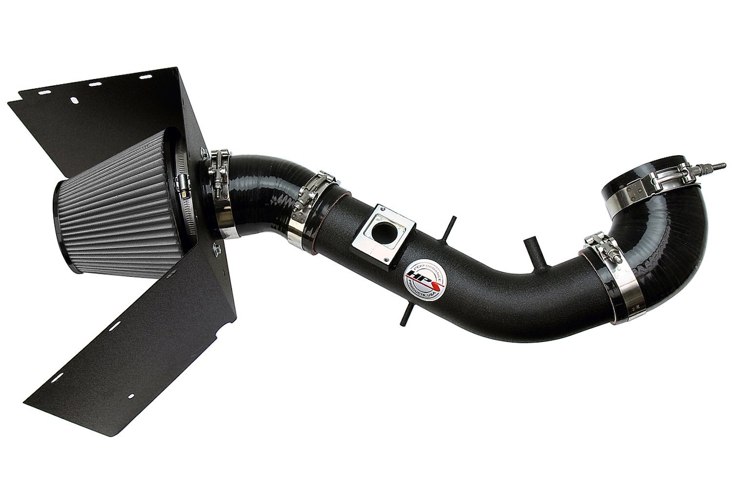 827-618WB Air Intake Kit, Dyno Proven +6.5 HP, +6.1 TQ, Heat Shield, High-Flow Air Filter