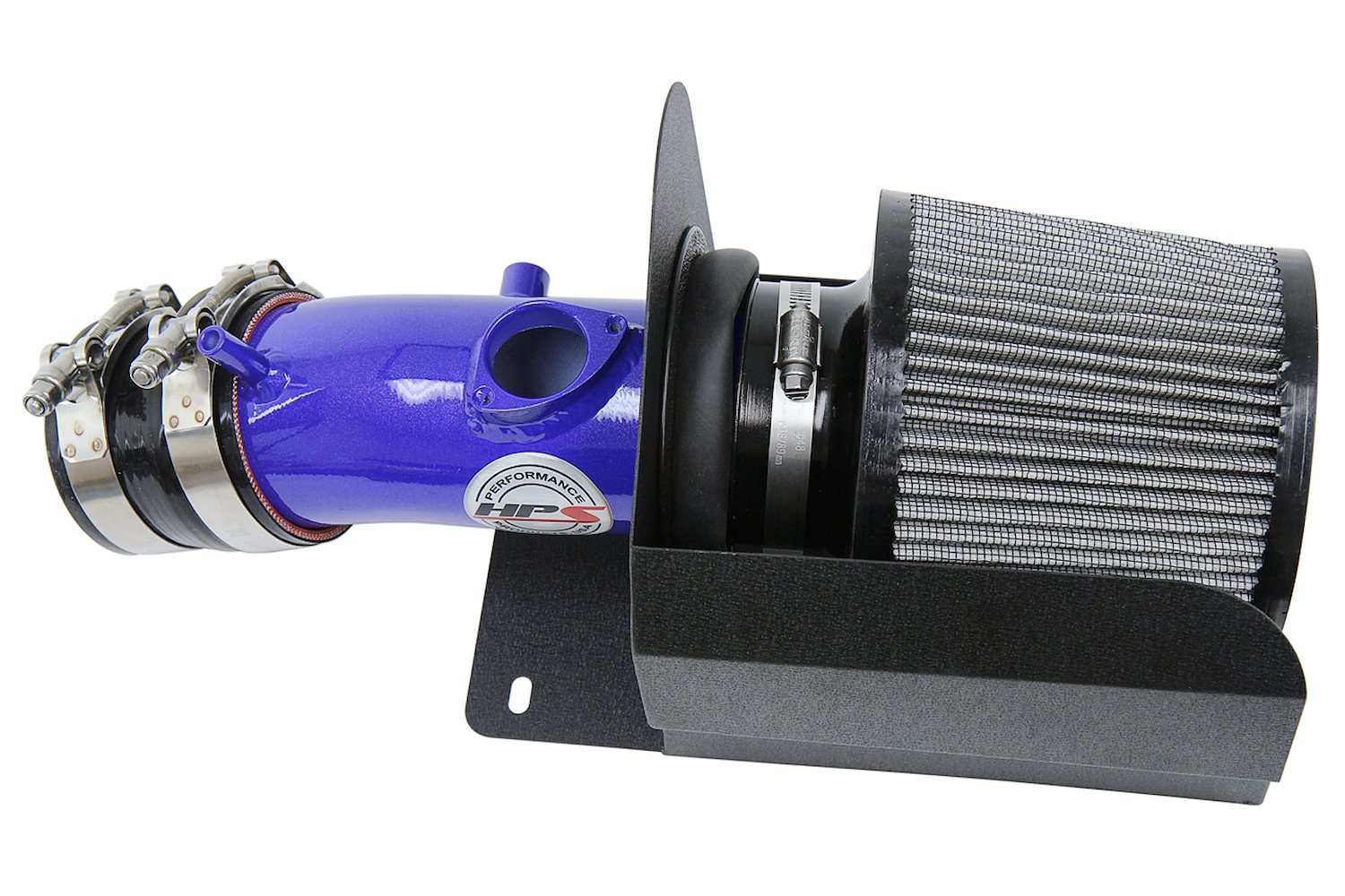 827-686BL Air Intake Kit, Dyno Proven +10 HP, +10 TQ, Heat Shield, High-Flow Air Filter
