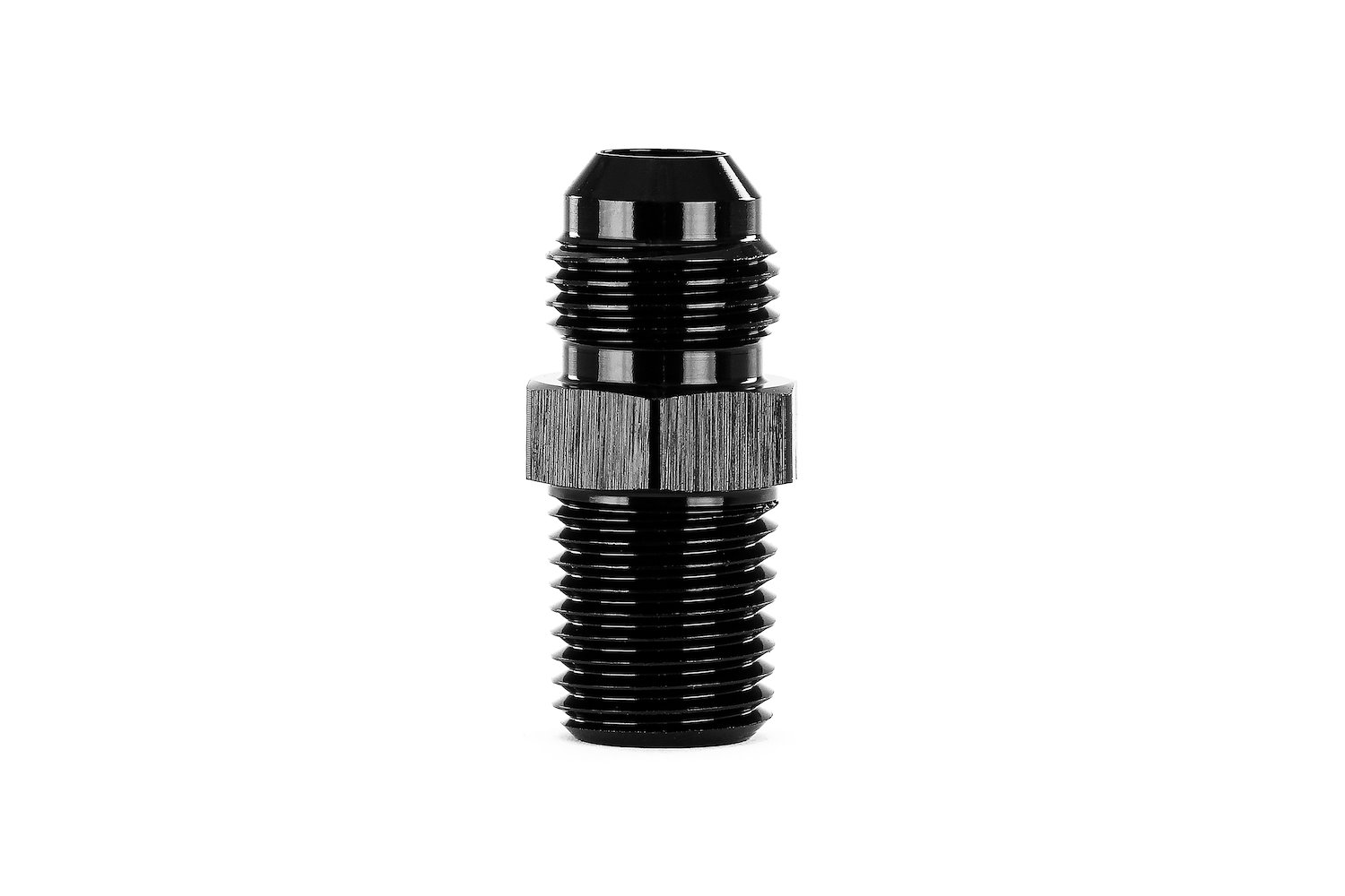 AN8166 AN Flare to NPT Straight Adapter, Convert from NPT Pipe Thread To An Flare