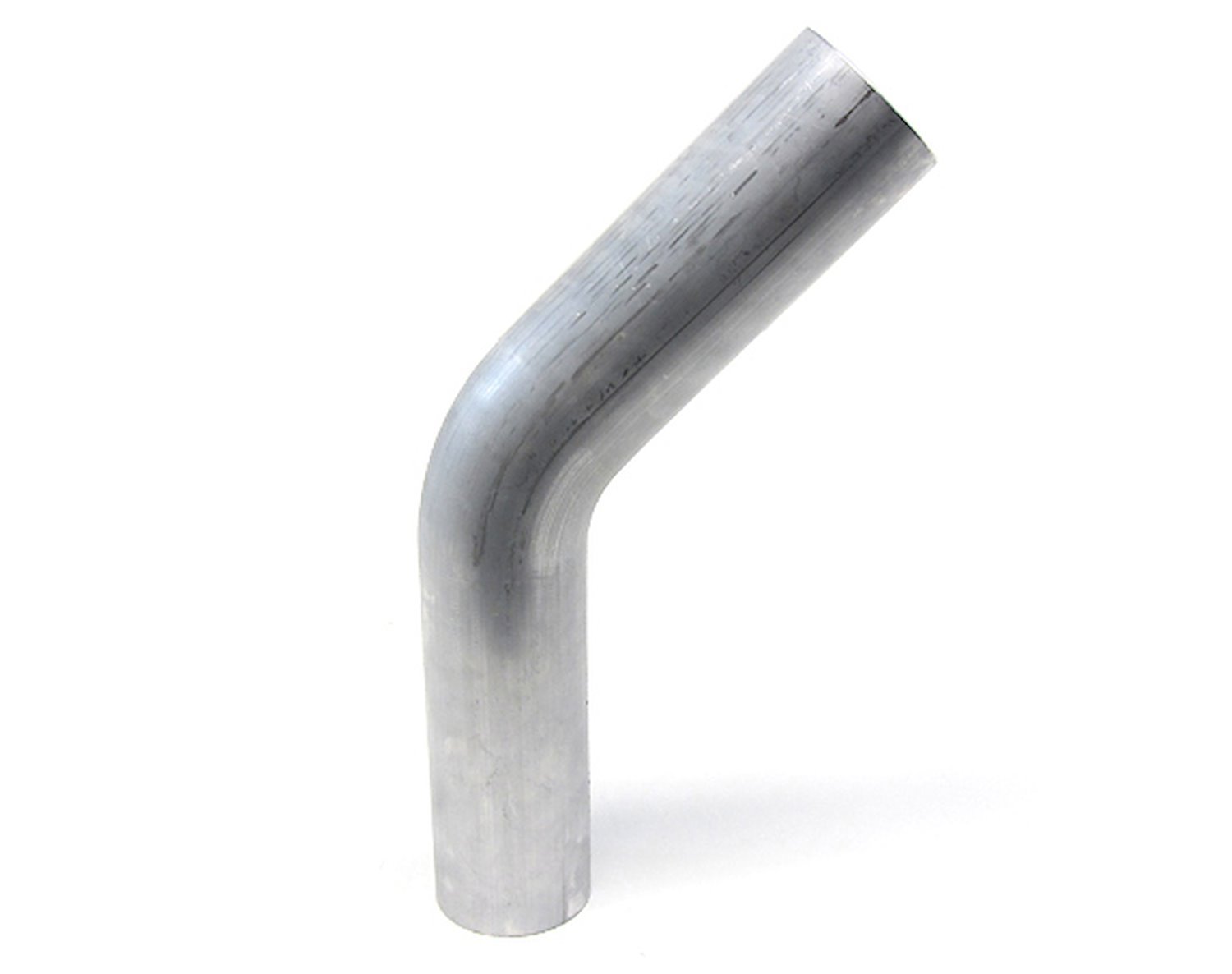 AT45-250-CLR-4 Aluminum Elbow Tube, 6061 Aluminum, 45-Degree Bend Elbow Tubing, 2-1/2 in. OD, Large Radius, 4 in. CLR
