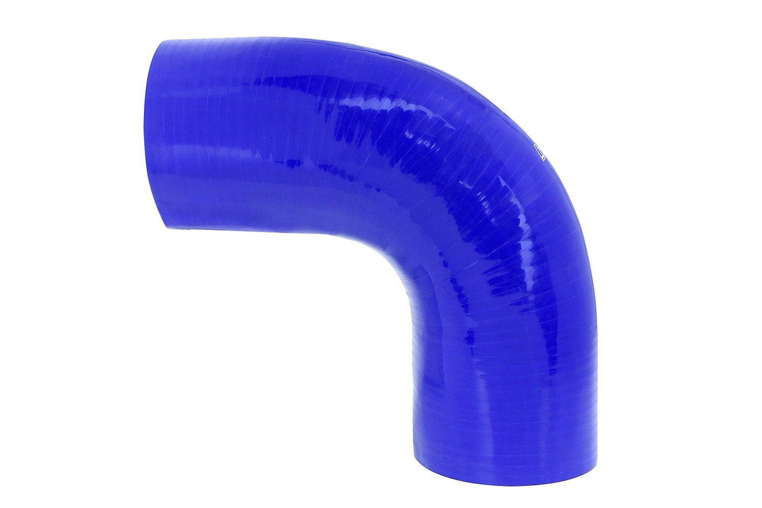 HTSEC90-550-L187-BLUE Silicone 90-Degree Elbow Coupler Hose, High-Temp 4-Ply Reinforced, 5-1/2 in. ID, Blue