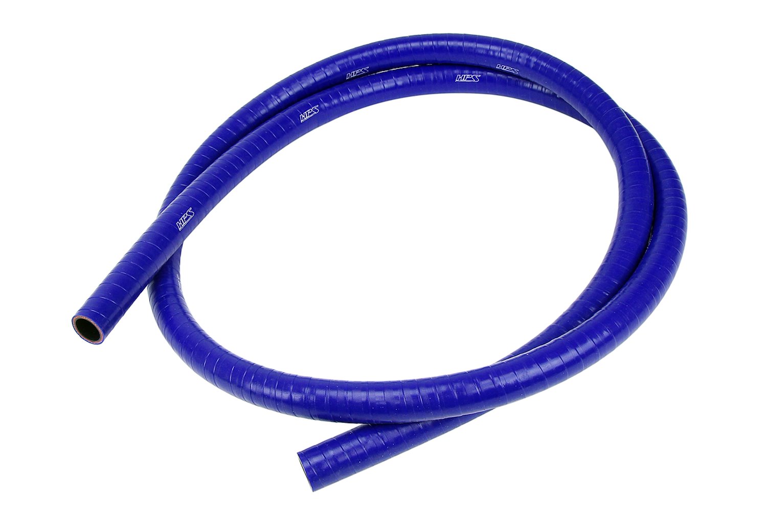 FKM-2F-025-BLUE FKM Silicone Hose, Silicone Oil Resistant Hose, High-Temp 1-Ply Reinforced, 1/4 in. ID, 2 ft. Long, Blue