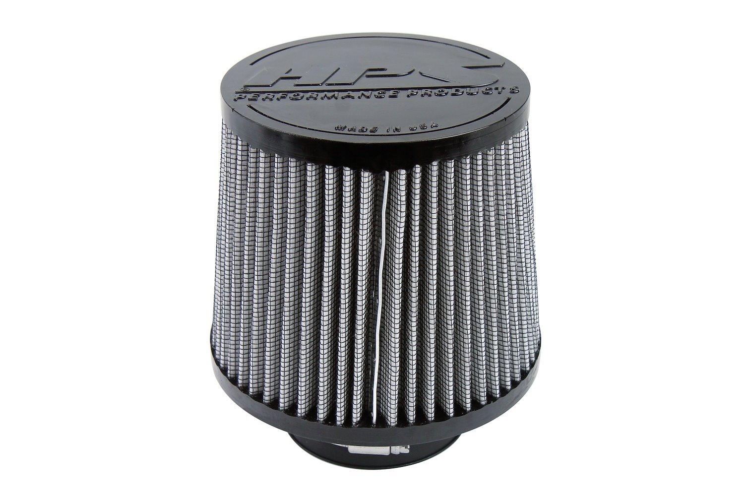 HPS-4276 Performance Air Filter, 3 in. Flange ID, 6-3/4 in. Height, Pre-Oiled & Reusable.