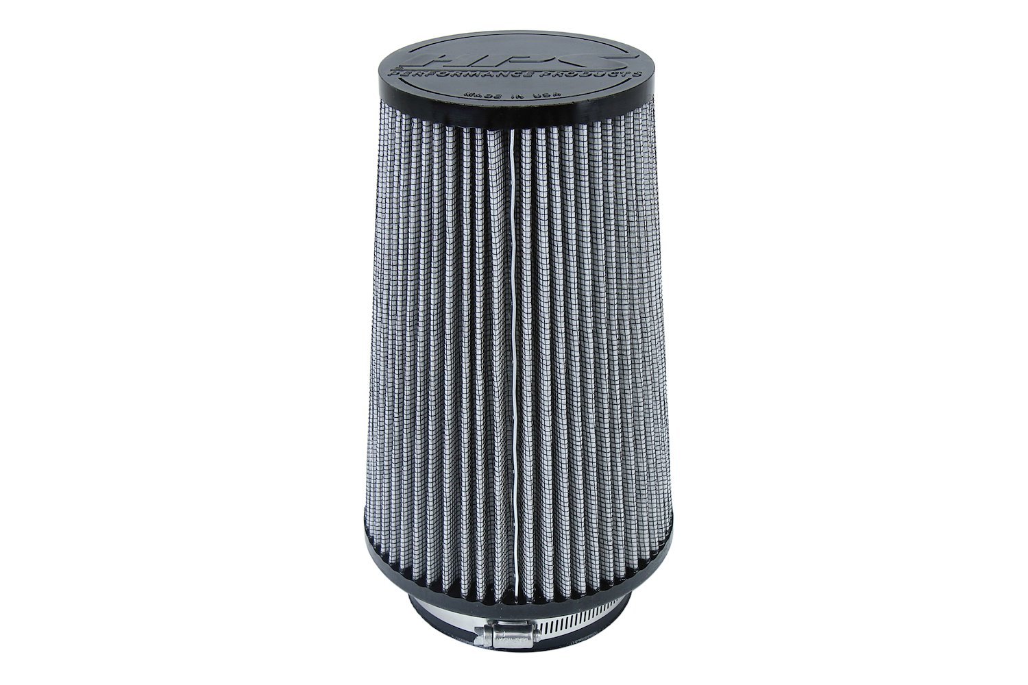 HPS-4301 Performance Air Filter, 4 in. Flange ID, 10-3/4 in. Height, Pre-Oiled & Reusable.