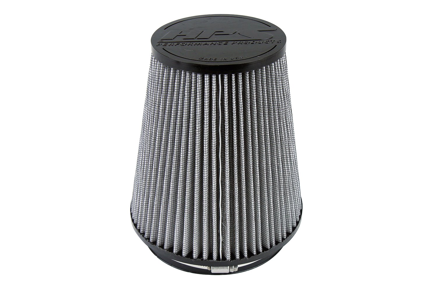 HPS-4304 Performance Air Filter, 6 in. Flange ID, 9 in. Height, Pre-Oiled & Reusable.