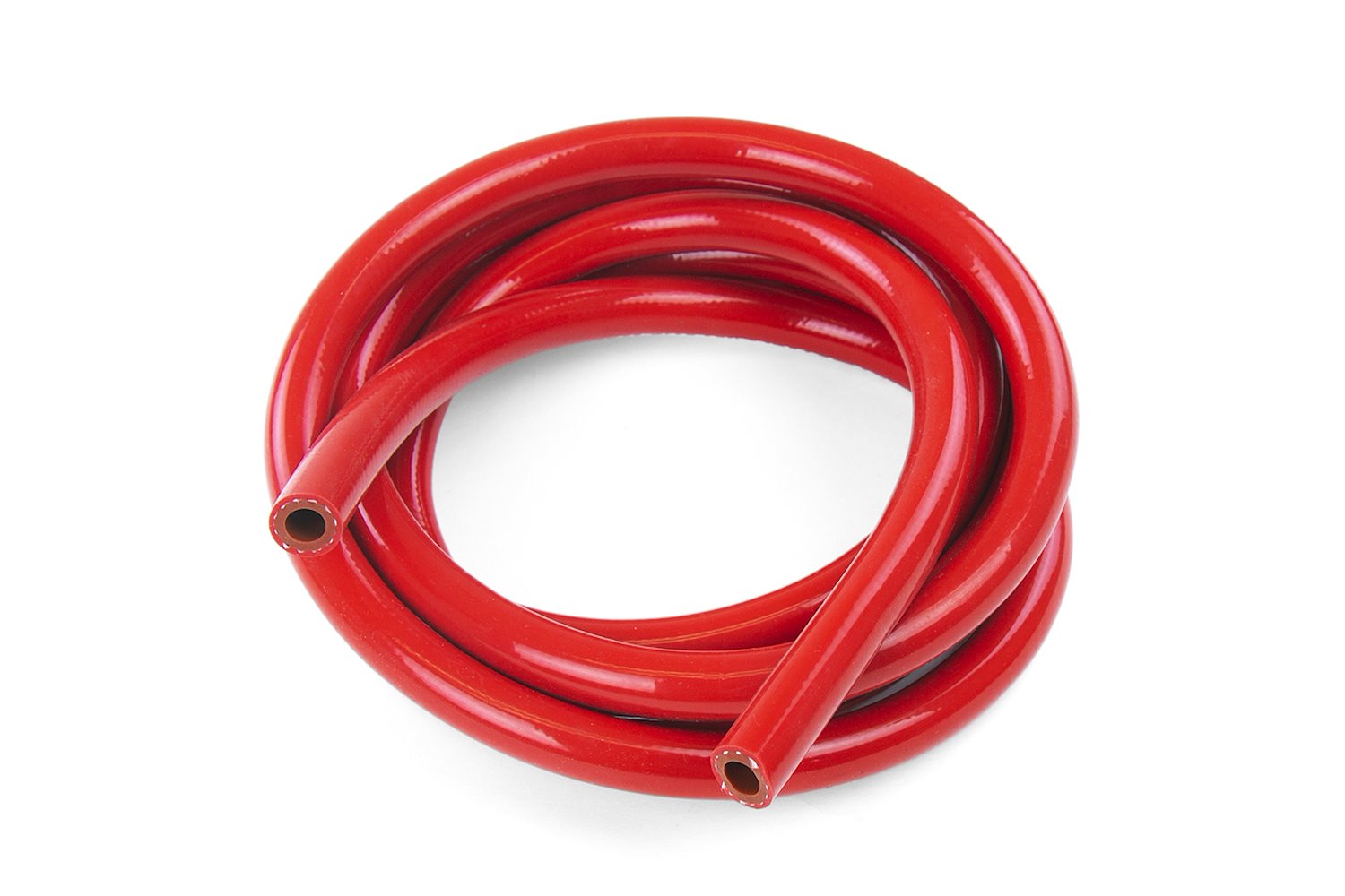 HTHH-013-REDx10 Silicone Heater Hose Tubing, High-Temp Reinforced, 1/8 in. ID, 10 ft. Roll, Red