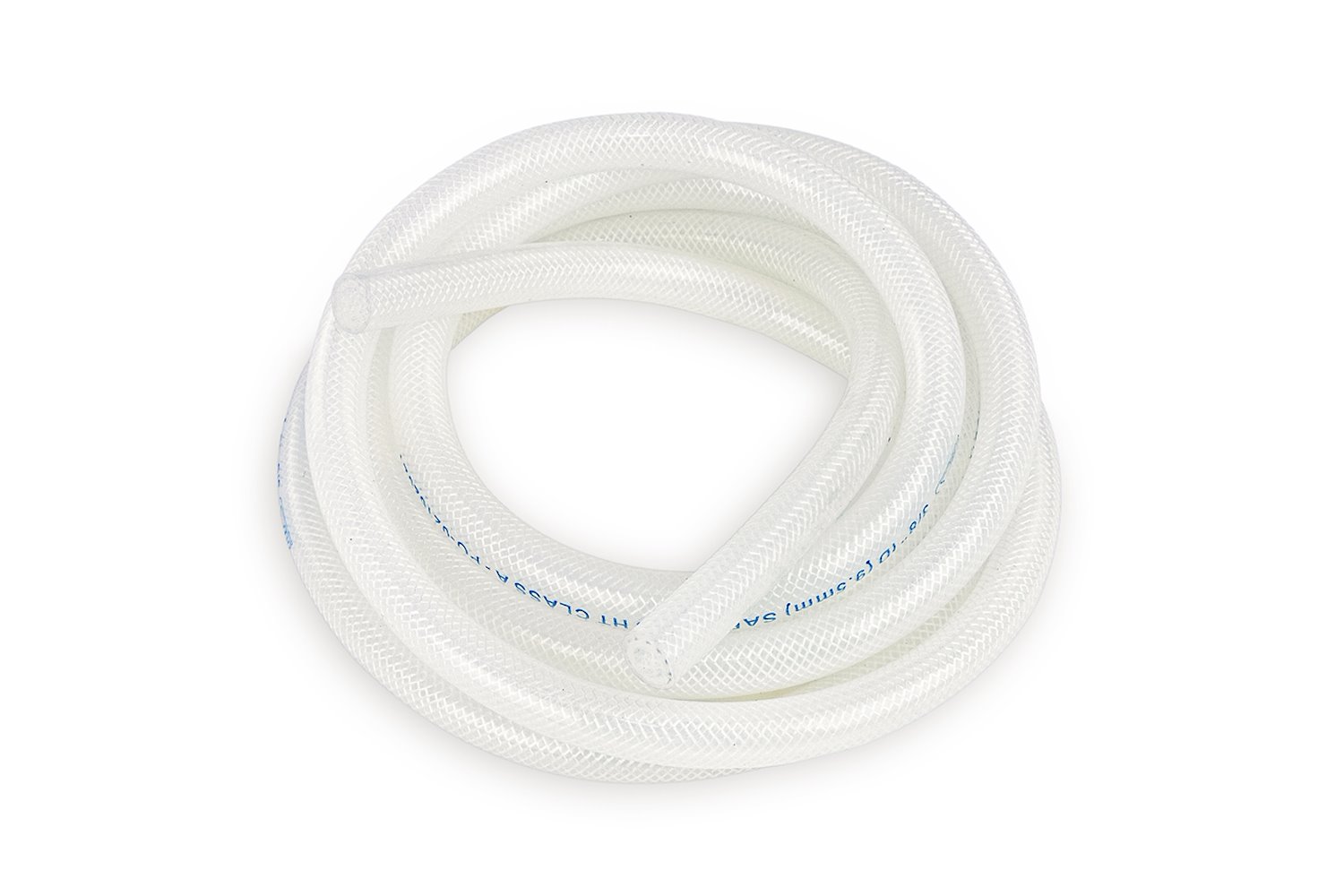 HTHH-038-CLEARx10 Silicone Heater Hose Tubing, High-Temp Reinforced, 3/8 in. ID, 10 ft. Roll, Clear
