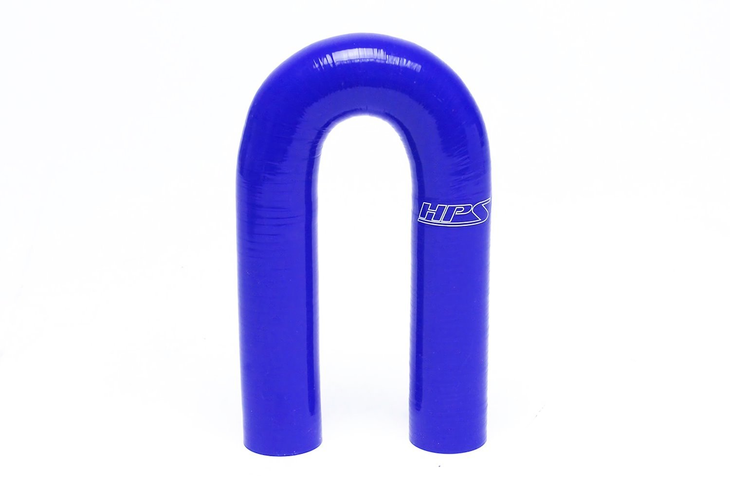 HTSEC180-050-BLUE Silicone 180-Degree U Bend Elbow Hose, High-Temp 4-Ply Reinforced, 1/2 in. ID, Blue