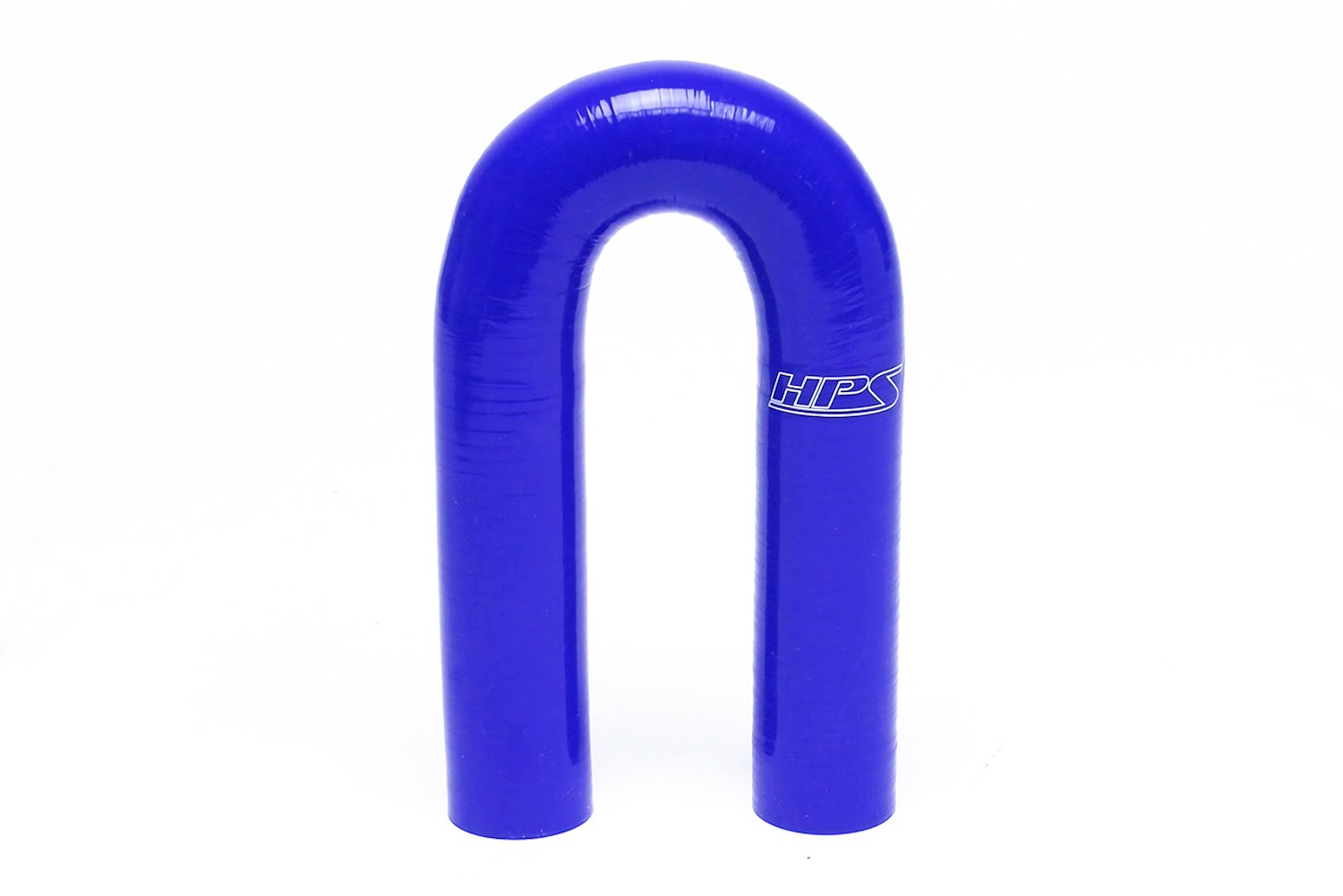 HTSEC180-112-BLUE Silicone 180-Degree U Bend Elbow Hose, High-Temp 4-Ply Reinforced, 1-1/8 in. ID, Blue