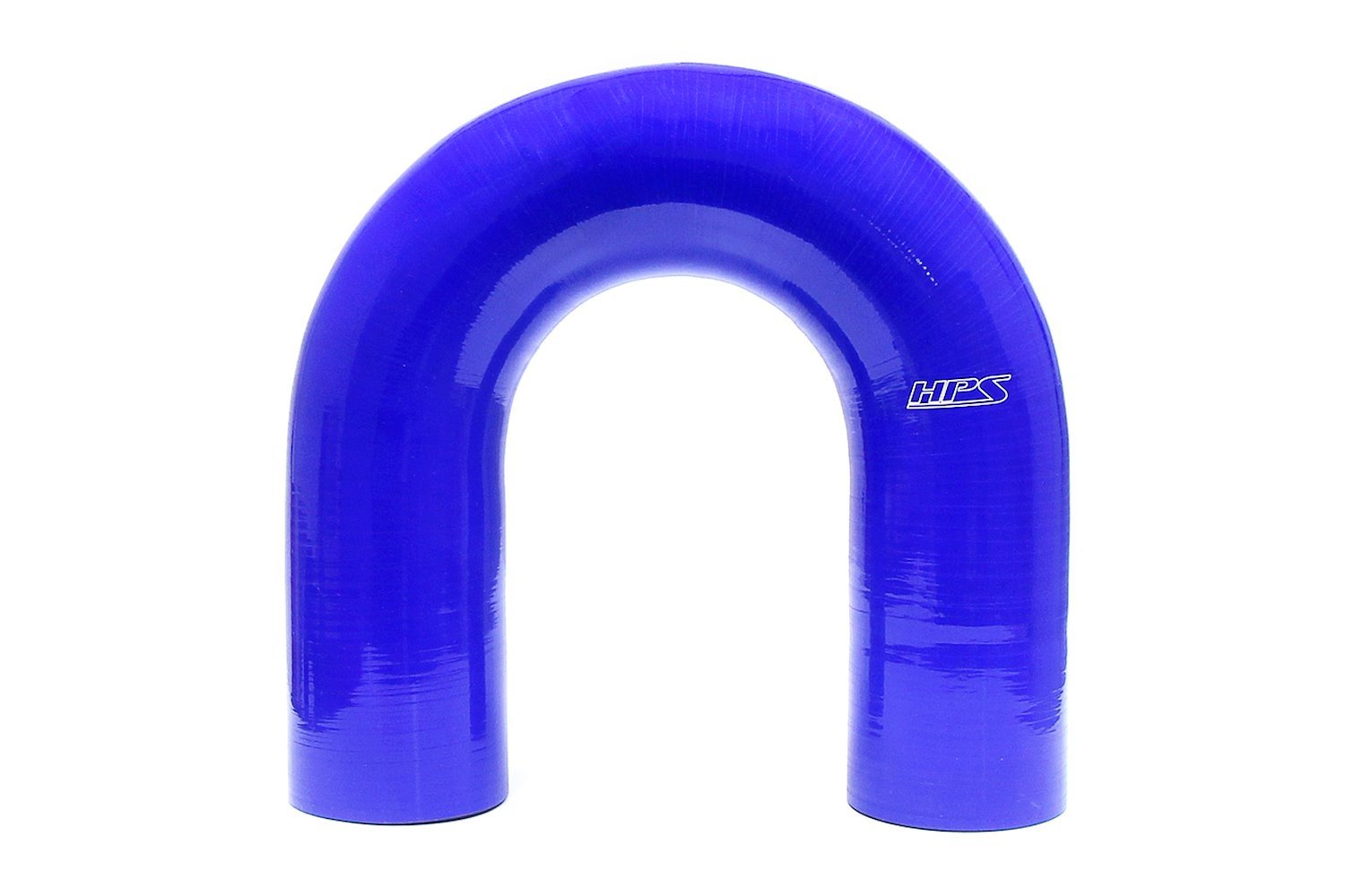 HTSEC180-175-BLUE Silicone 180-Degree U Bend Elbow Hose, High-Temp 4-Ply Reinforced, 1-3/4 in. ID, Blue