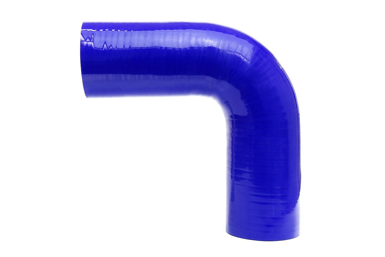 HTSEC90-200-BLUE Silicone 90-Degree Elbow Coupler Hose, High-Temp 4-Ply Reinforced, 2 in. ID, Blue