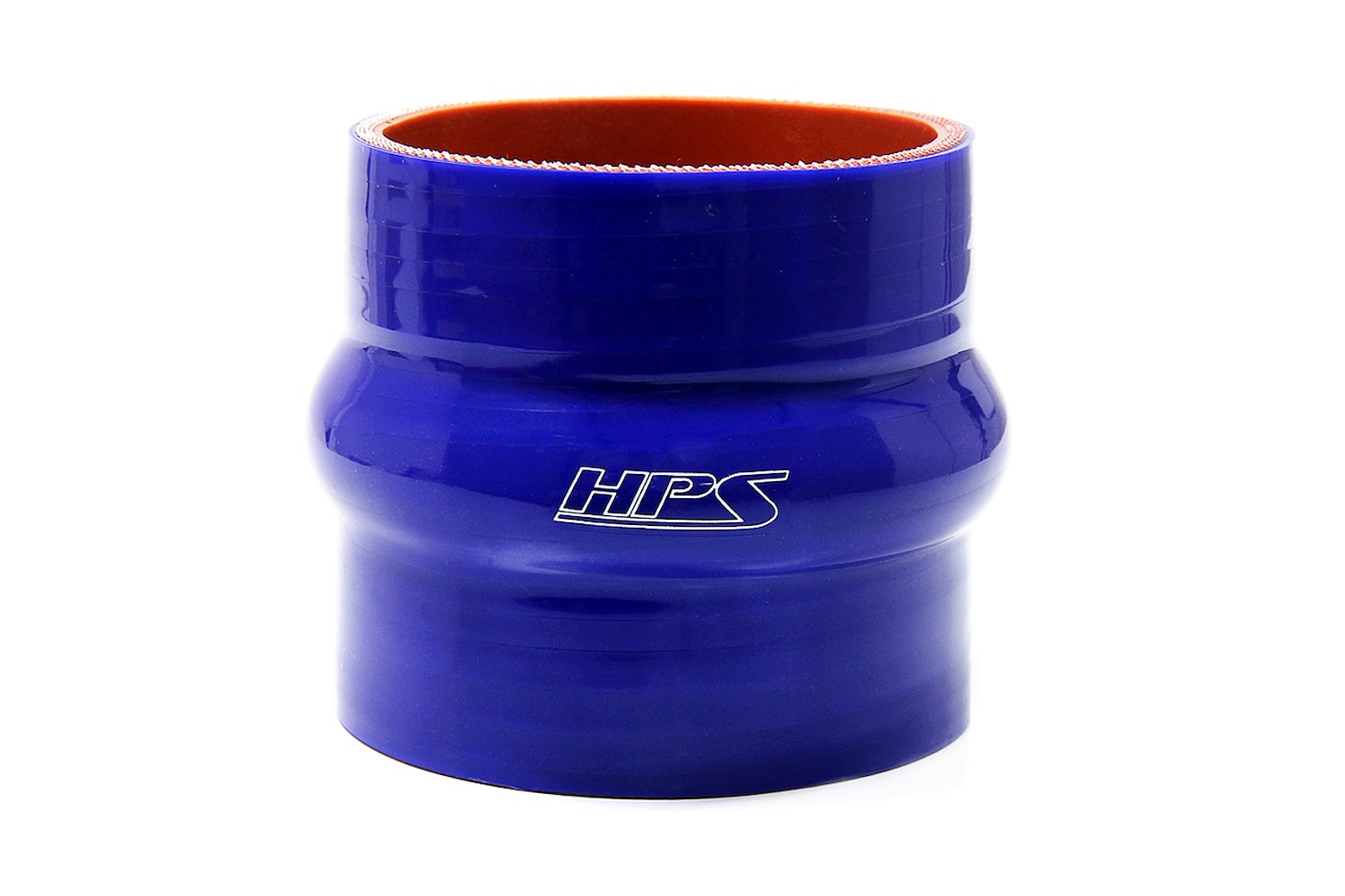 HTSHC-050-L6-BLUE Silicone Hump Coupler Hose, High-Temp 4-Ply Reinforced, 1/2 in. ID, 6 in. Long, Blue